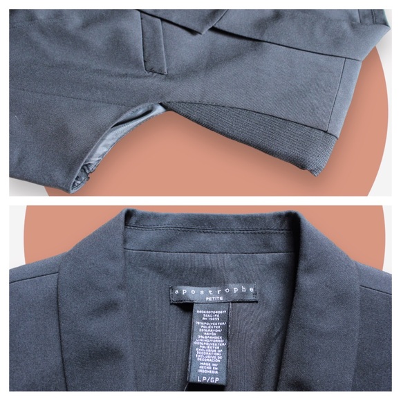 Apostrophe Single Button Vest Blazer - Picture 6 of 13